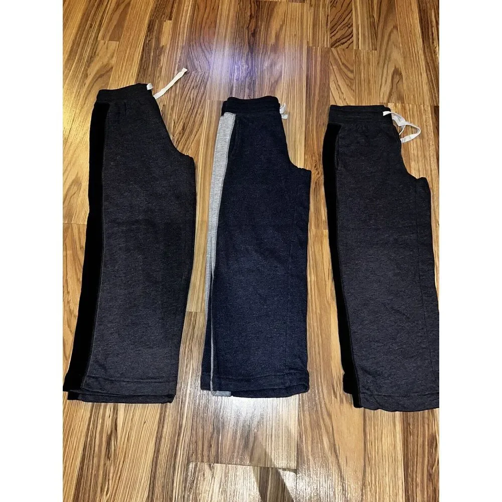 Basic Editions Boys Y2K Sweatpants Cotton Wide Leg Size M 5/6 Lot‎ Of 3 EUC